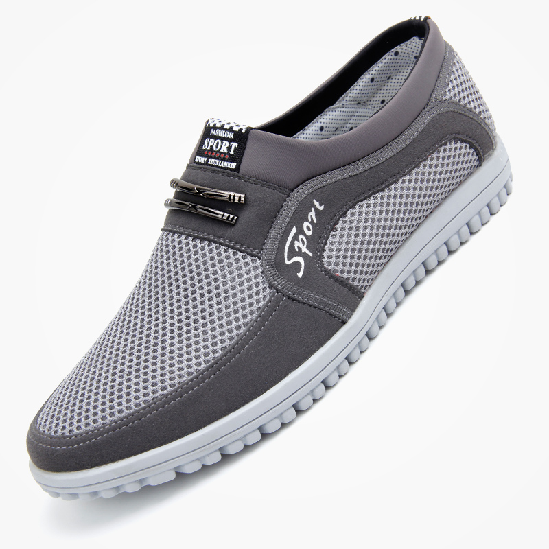 达三江老北京布鞋男夏季网鞋男士休闲鞋透气网布鞋懒人网鞋男鞋子