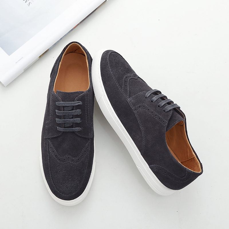 2016秋季潮鞋男士英伦板鞋韩版布洛克复古休闲鞋低帮时尚百搭男鞋