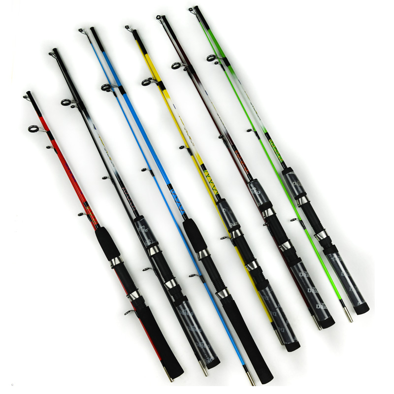 名尚新款笩竿阀杆1.2米/1.35/1.5米冰钓竿 两节插节冬钓鱼竿套装