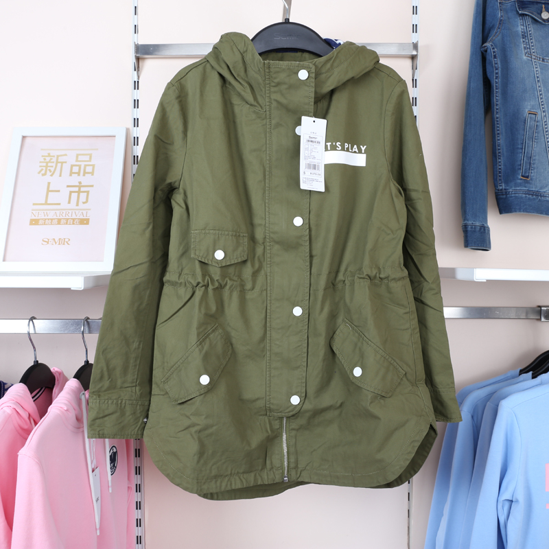 森马正品2016春装13-116090002女装女款风衣外套13116090002