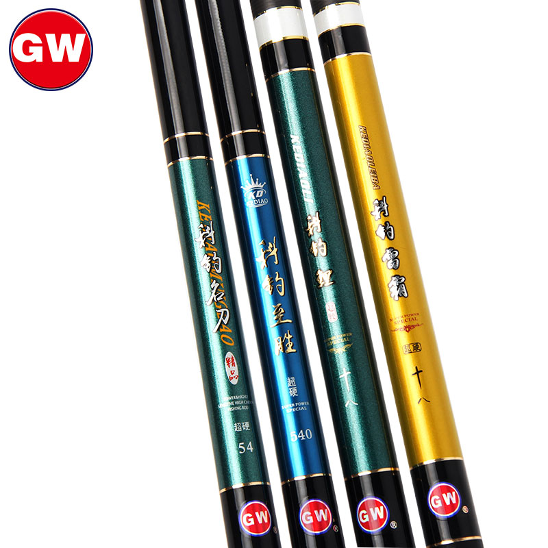 光威科钓系列鱼竿超轻超细超硬28调碳素5.4米鲤鱼台钓杆钓鱼手竿