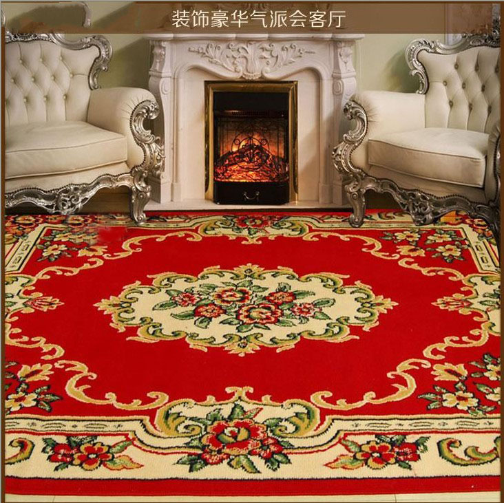 机织威尔顿客厅茶几卧室地毯门口地垫加厚婚庆地毯床边地毯满铺