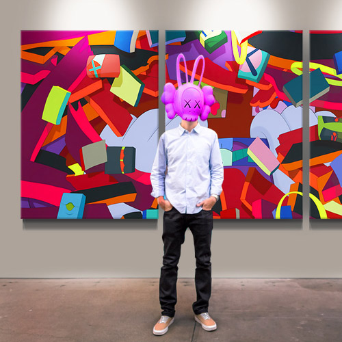 现代简约软装设计公司装饰画酒店会所样板房挂画大尺寸前卫无框画