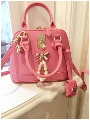 日本代购2016新款铂金锁头贝壳包迷你 女包杀手单肩包新娘手提包