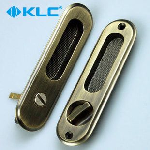 【德国KLC】网络特供新款移门锁 推拉门锁 暗门锁 青古铜色