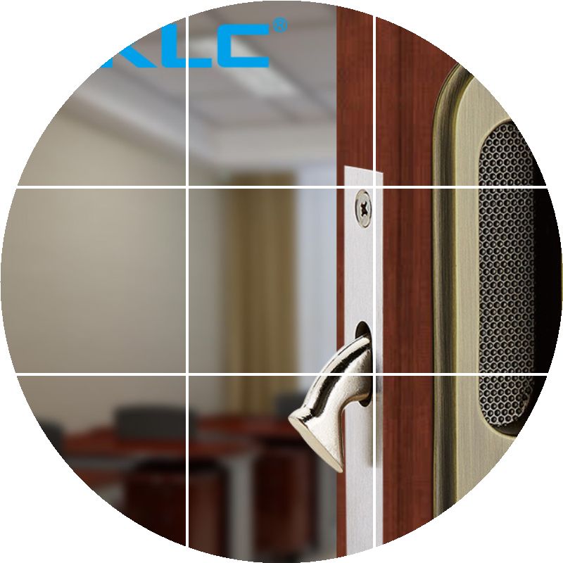 【德国KLC】新款欧式移门锁推拉门锁暗门锁青古铜色