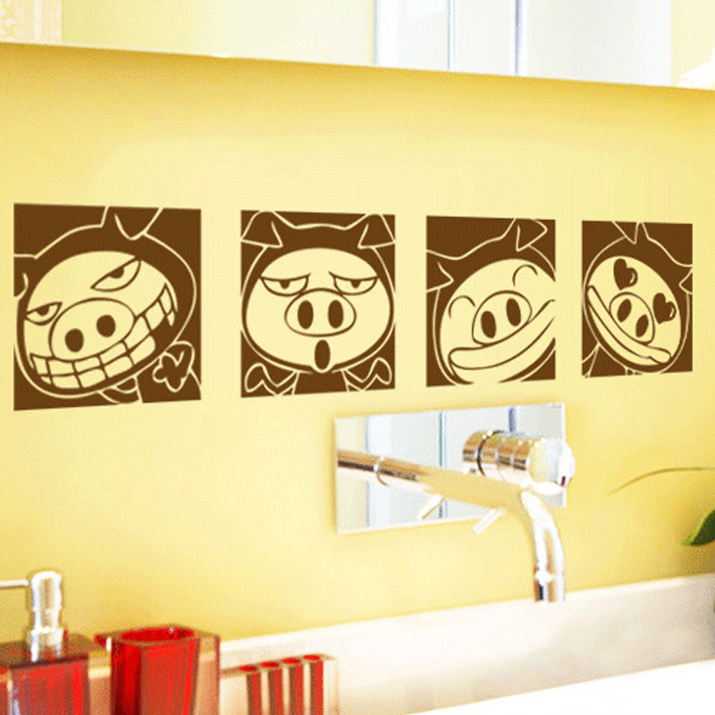 大学宿舍jrs视频直播_JRS体育直播_jrs直播是什么意思墙贴 奶茶店网吧酒店咖啡馆店铺个性小猪猪墙壁贴纸