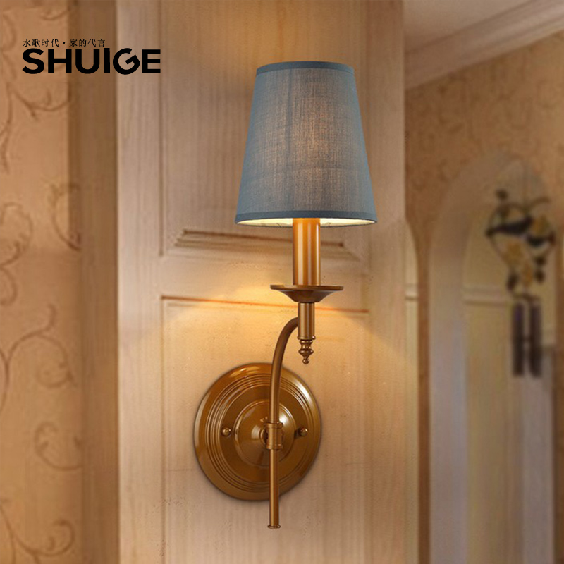 水歌 美式乡村田园欧式铁艺仿古壁灯jrs视频直播_JRS体育直播_jrs直播是什么意思个性床头卧室楼梯走廊