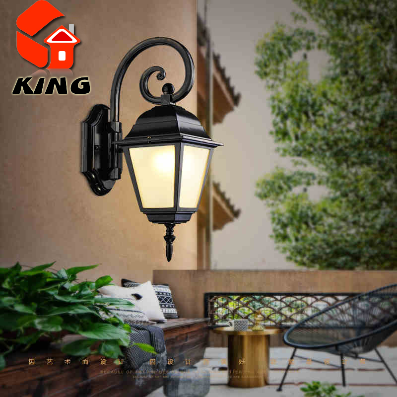 欧式户外壁灯防水复古花园走廊室外别墅庭院大门阳台LED墙灯景观