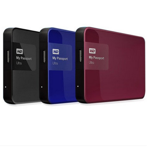 2.5英寸WD西数My Passport Ultra升级版USB3.0 1TB移动硬盘1T加密
