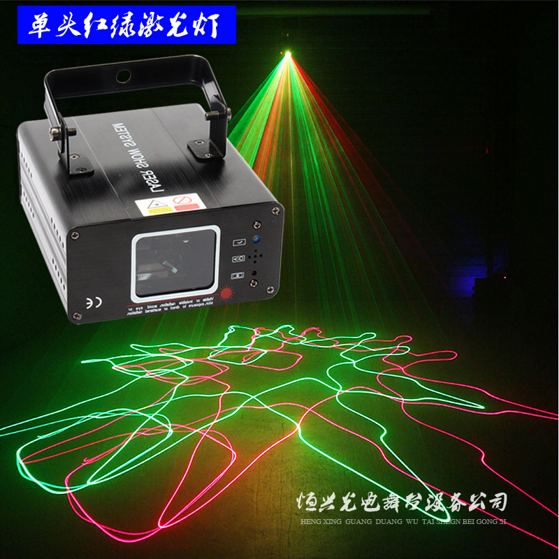 彩艺 单头红绿激光灯 包房酒吧KTV舞台灯光 镭射激光灯线条激光灯