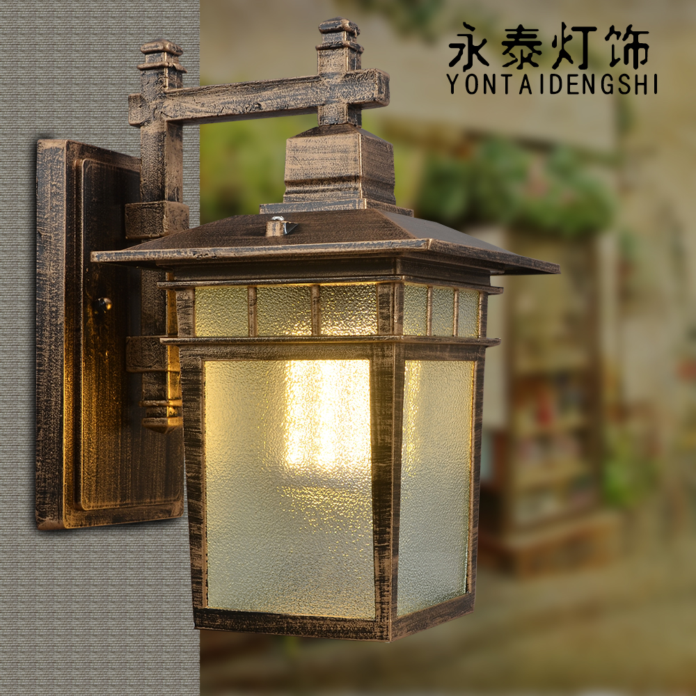 复古户外壁灯简约欧式庭院灯饰防水景观室外灯具露台阳台灯楼梯灯