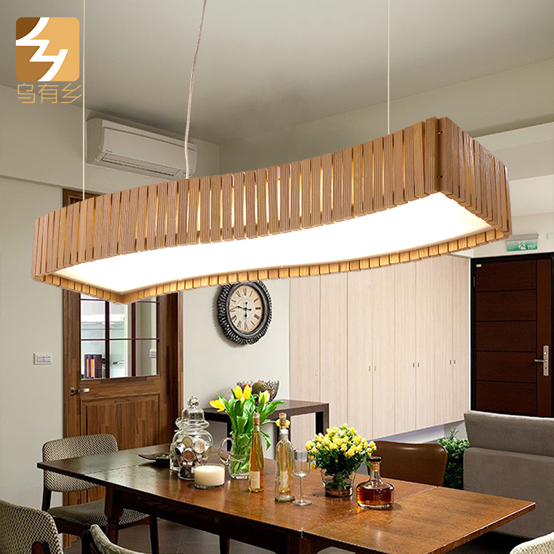 吊灯 客厅 木质北欧长方形jrs视频直播_JRS体育直播_jrs直播是什么意思简欧田园时尚大气个性设计师餐厅灯