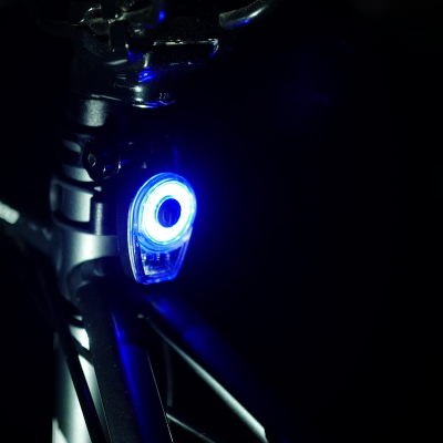 新款山地自行车尾灯USB充电LED警示灯夜间骑行装备单车死飞配件