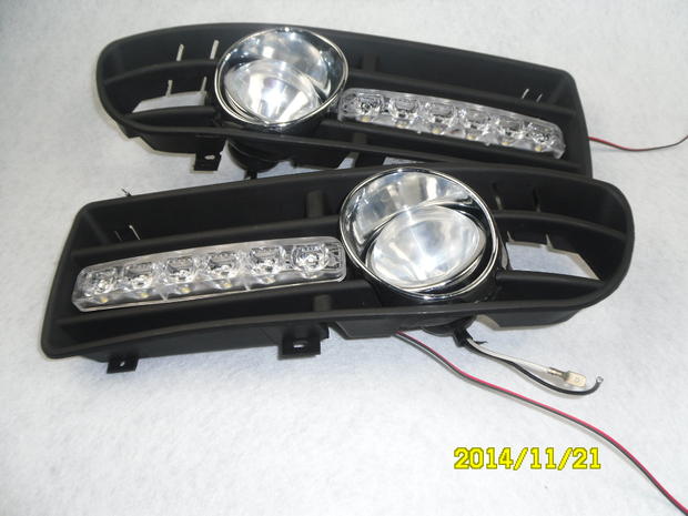 包邮老款宝来大灯改装 宝来雾灯LED日行灯改装防雾灯LED单个价