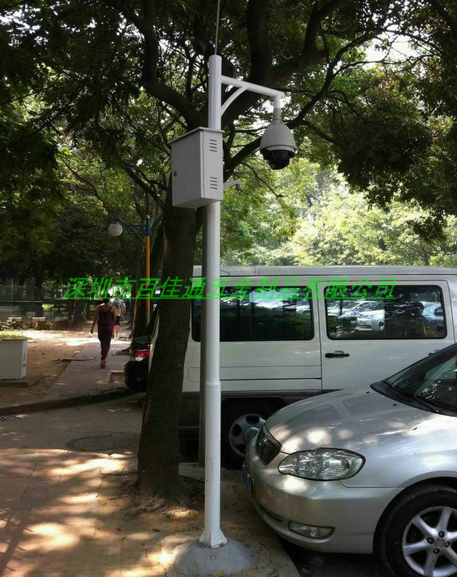 监控杆6米监控立杆3.5米4米3米2.5米4.5米小区道路灯杆深圳厂家