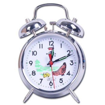 合飞上发条打铃响全铜机械闹钟大号817金属怀旧经典正品钟表