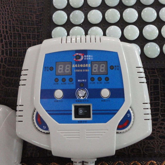 玉石床垫温控器开关  双人床垫加热双温双控数显开关