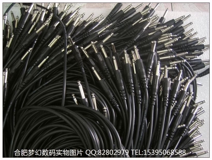 专业配件6.5音频线无线话筒麦克风连接线 过机线调音台音响线材