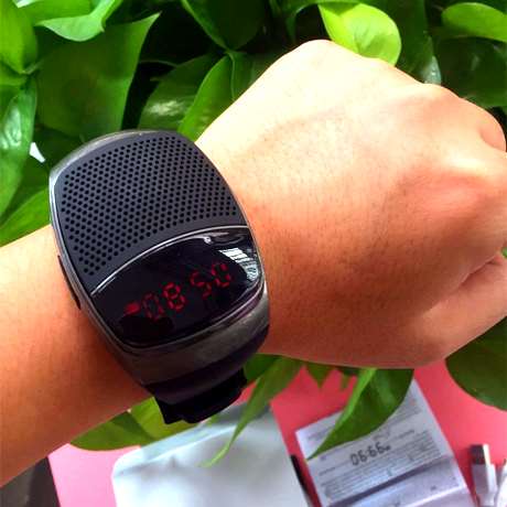 Tinsan 手表蓝牙音箱无线迷你插卡运动跑步手腕式便携小音响4.0