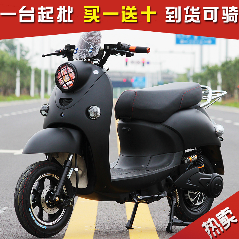 小龟王电动车男女双人电摩48V60V72V电瓶成人踏板助力摩托自行车