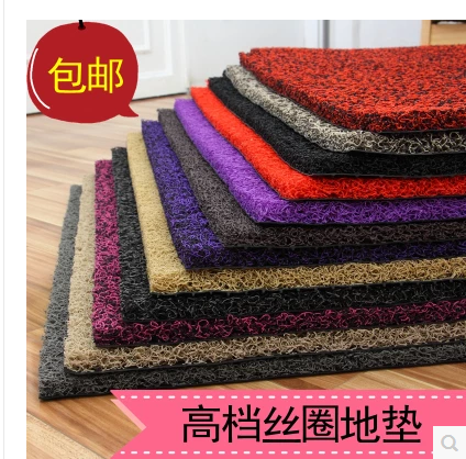 丝圈单个单片脚垫 自由裁剪 舒适防滑汽车脚垫丝圈脚垫可自己裁剪