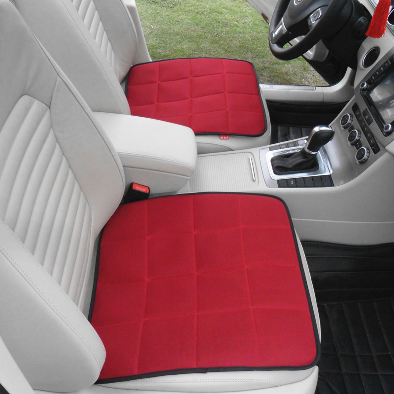 欧森虎汽车座垫小三件套四季通用夏季新款免绑用品竹炭冰丝坐垫防