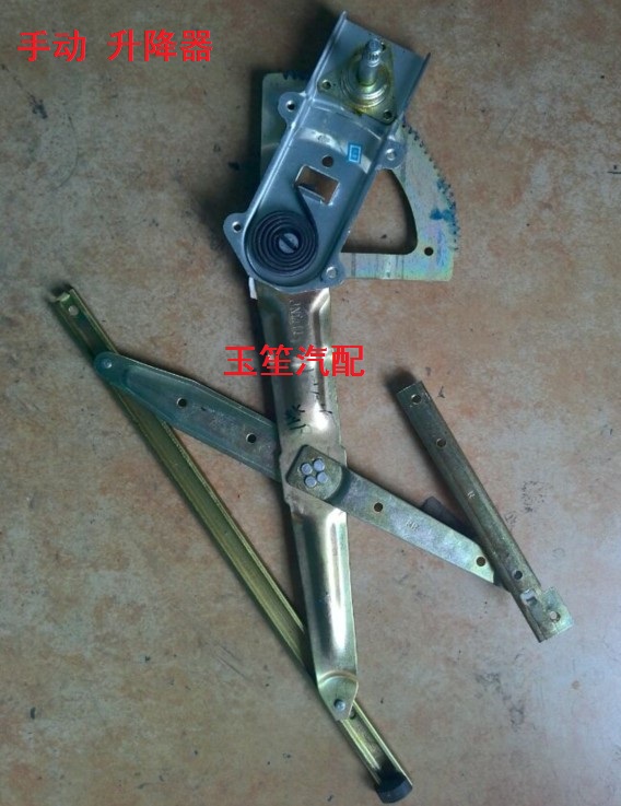 江铃汽车凯运凯锐凯威 手动前门 玻璃升降器 摇窗机 玻璃支架总成