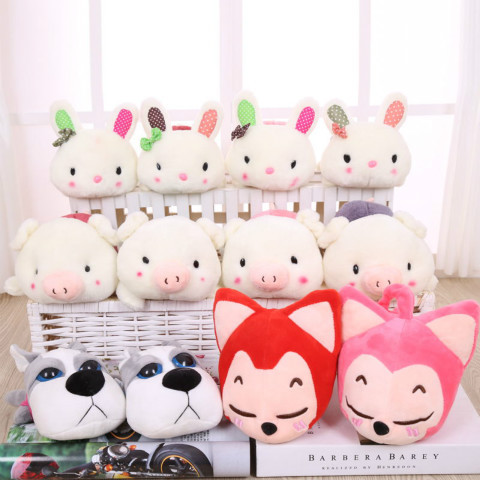 枕玩偶汽车内饰品摆件公仔车载后窗布娃娃可爱趴趴兔子竹炭兔子抱