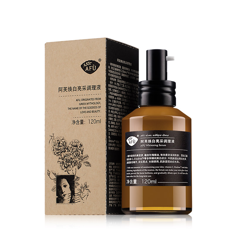 AFU阿芙焕白亮采调理液120ml 补水保湿美白精华液 爽肤水女化妆水