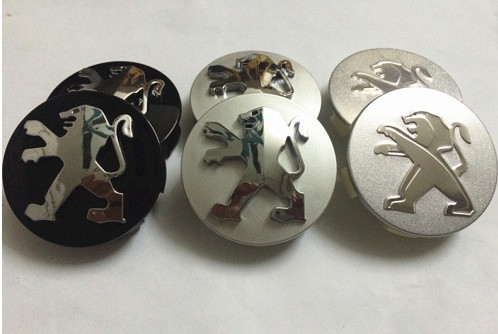 东风标致206 207 307 408 508 3008 改装饰车胎轮毂中心盖车标志