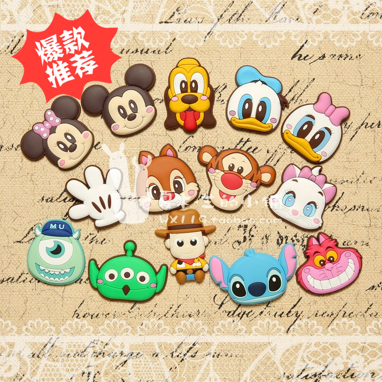 新款 热销经典迪士尼卡通冰箱贴 多款动画形象磁贴 优质软胶软磁