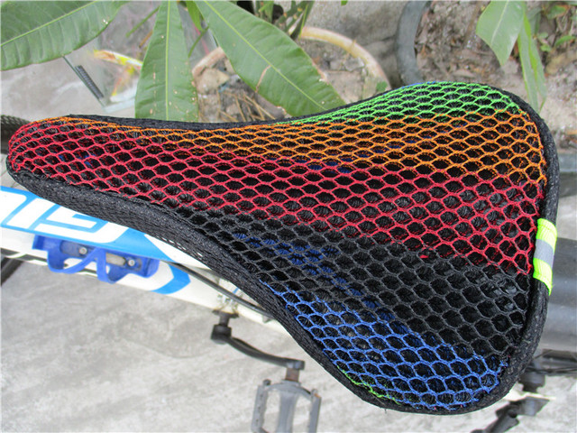 滑减震死飞自行车坐垫套 山地车座套360度透气座垫套夏季防晒防