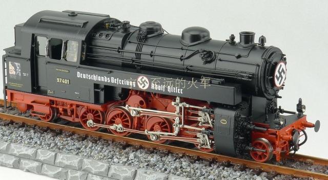(现货带照）德国MICRO METAKIT火车模型全铜 希特勒 BR97 蒸汽车