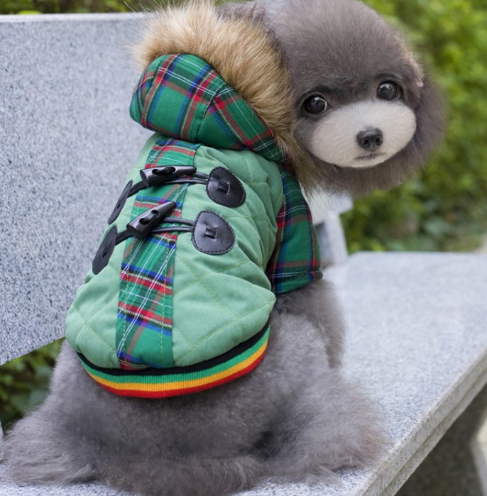 大中小型宠物犬用金毛古牧萨摩柯基标贵宾德牧银狐狗狗秋冬衣服