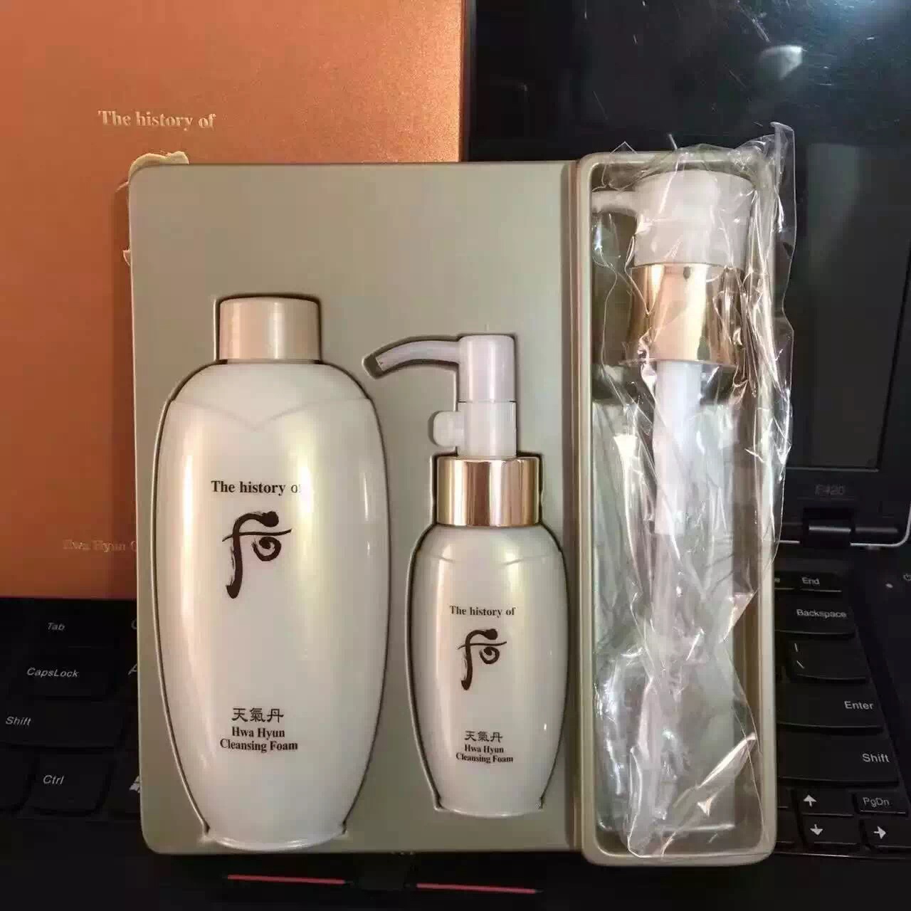 韩国正品代购  WHOO后天气丹洗面奶泫泡沫洁面乳保湿不紧绷 现货