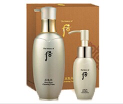 韩国whoo后天气丹 华泫泡沫洗面奶 洁面200ml+50ml 限量套盒