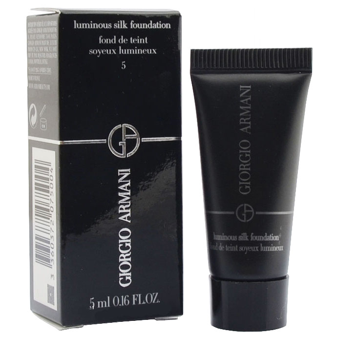 专柜正品 阿玛尼明星柔亮自然粉底液小样5ml LSF丝质亮丽轻薄保湿