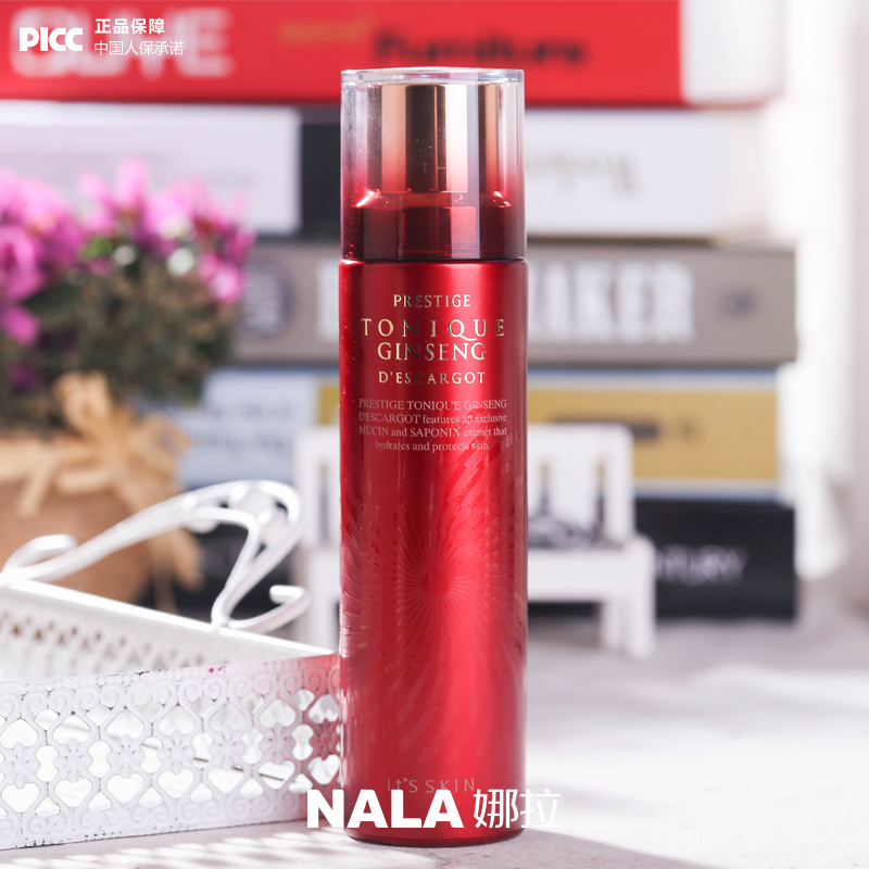 NALA娜拉！ its skin伊思红参蜗牛爽肤水 保湿补水滋润抗皱修复