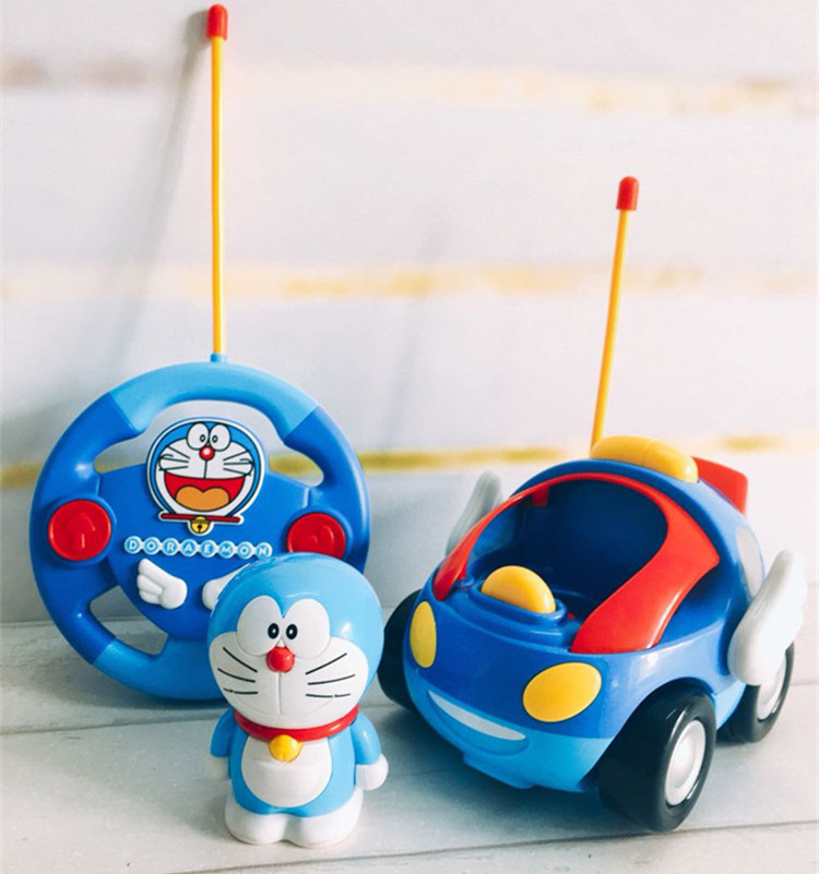 哆啦a梦遥控车玩具 男孩电动多啦遥控汽车儿童玩具车宝宝遥控赛车