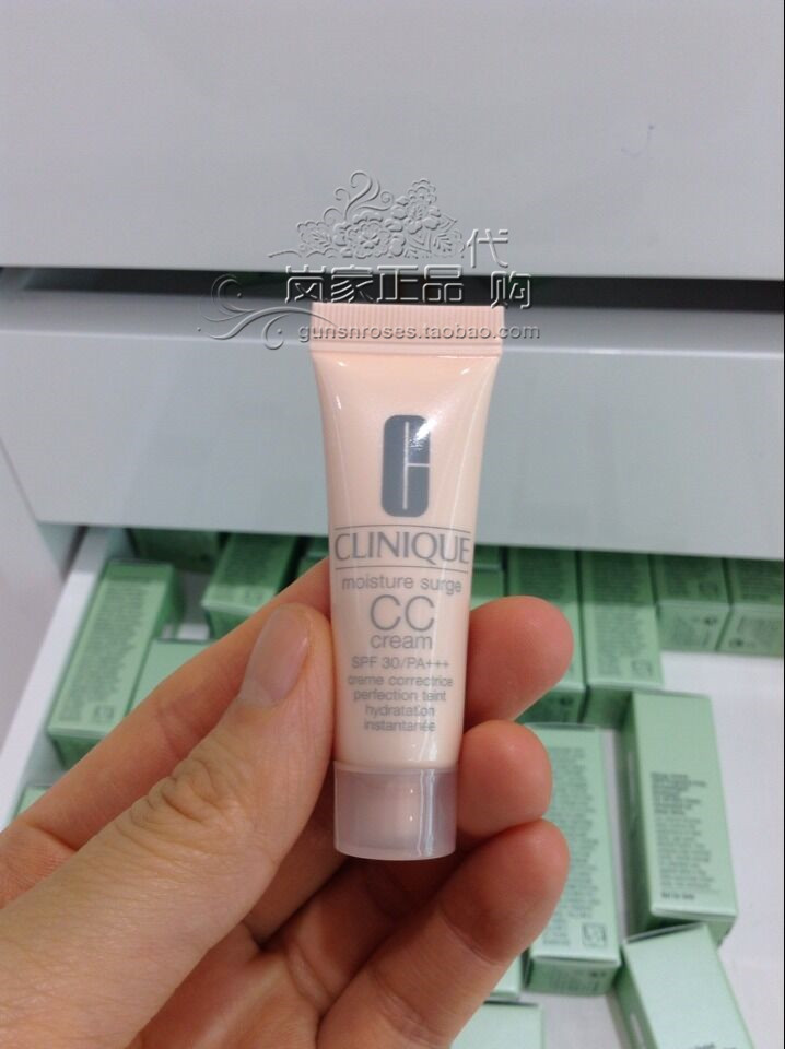 倩碧水嫩保湿修颜霜7ml CC霜 SPF30PA+++ 国内专柜小样17.05