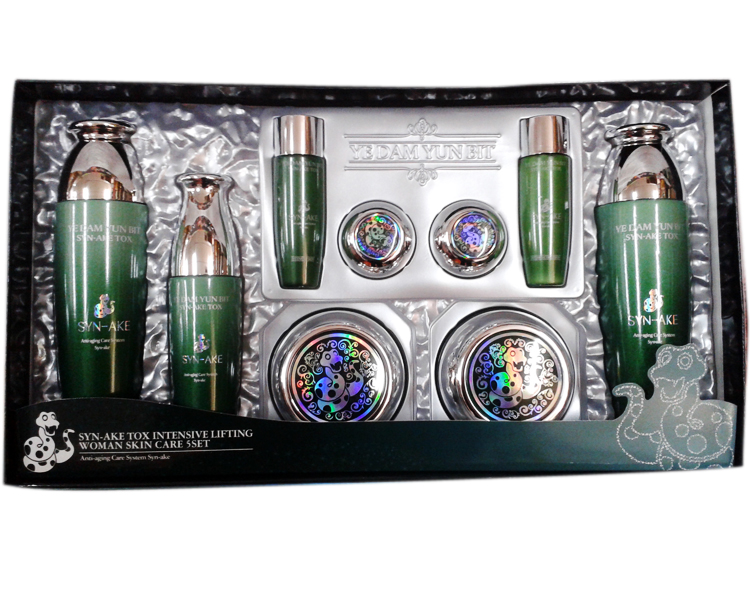 韩国化妆品三星YE DAM YUN BIT名品韩汉方蛇毒美白抗皱淡斑7件套