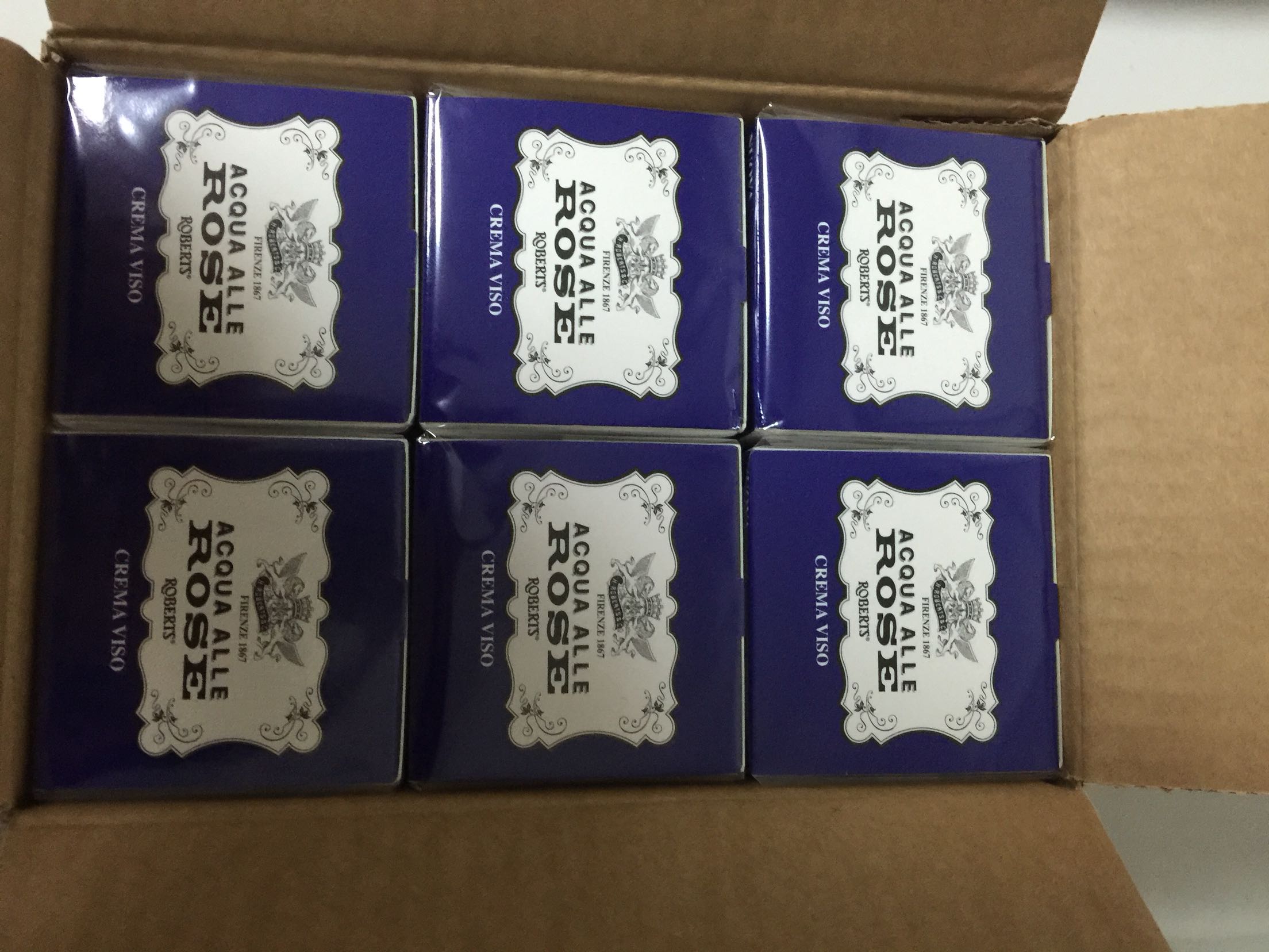 意大利 Roberts古老玫瑰Rose面霜50ml蓝色保湿Manetti Roberts