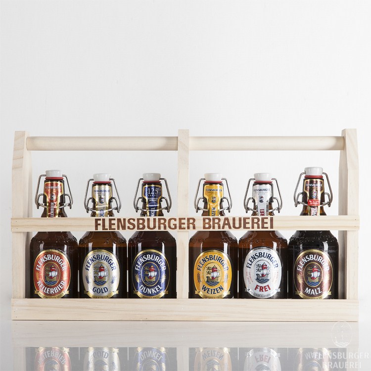 德国弗伦斯堡 木质手提酒架 时尚啤酒架6瓶装 欧式jrs视频直播_JRS体育直播_jrs直播是什么意思木酒架