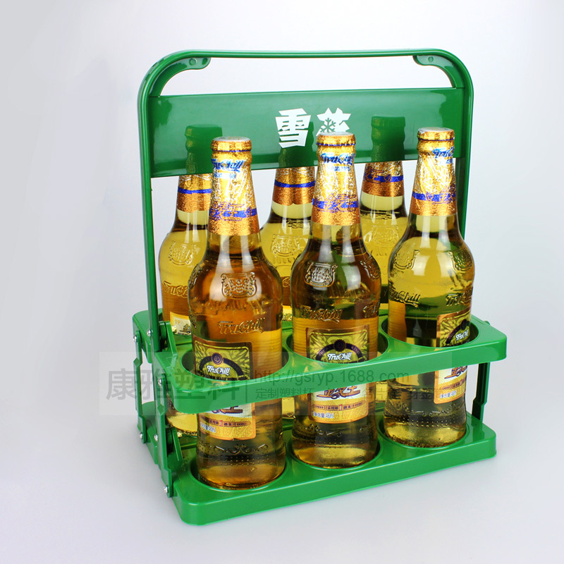 厂家直销大号优质高档啤酒提篮酒水jrs视频直播_JRS体育直播_jrs直播是什么意思篮酒架可装6瓶可加印