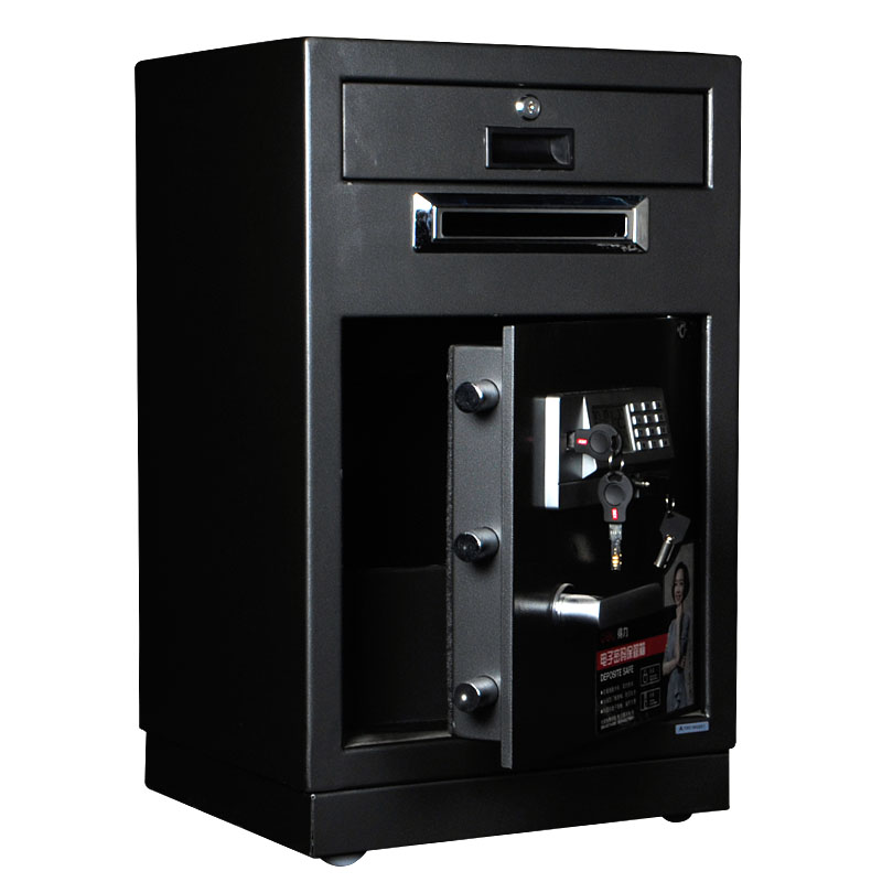 投币式保险箱得力3632 电子密码防盗保险箱/保险柜适用于酒店宾馆