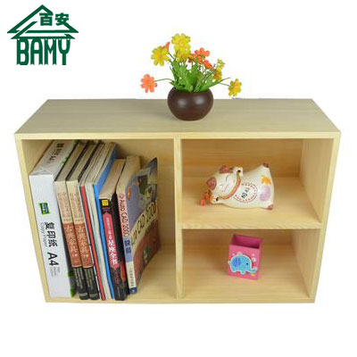 松木实木单个书柜书架自由组合储物柜简约现代儿童置物架简易柜子