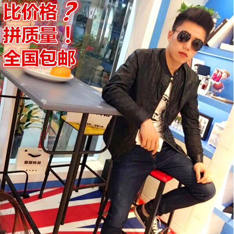 欧式实木家用酒吧台桌椅组合咖啡厅星巴克靠墙高脚长桌吧台椅凳子