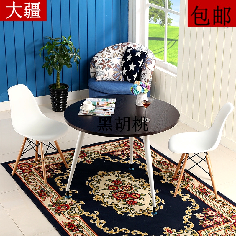 办公室接待桌椅组合洽谈桌会客桌茶几桌圆形桌小会议桌简约包邮