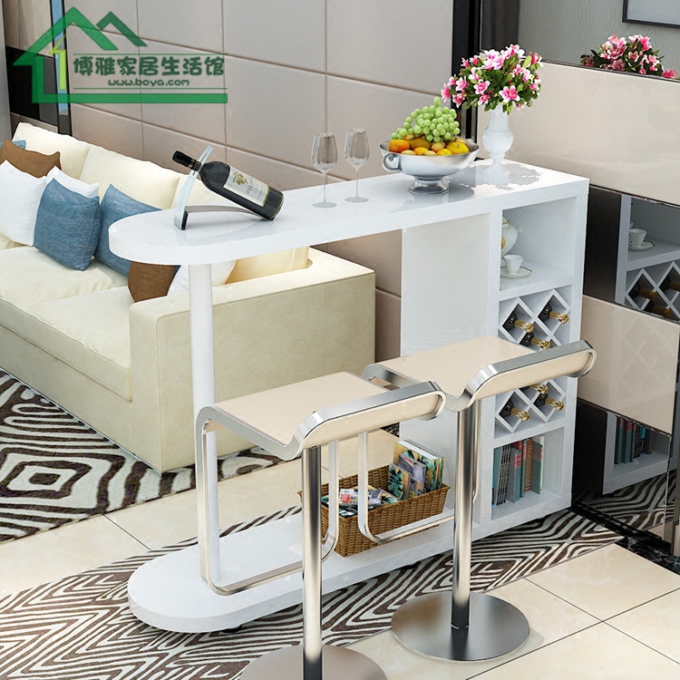 特价家居吧台家用吧台餐桌简约客厅小吧台隔断置物架多纳储藏柜酒